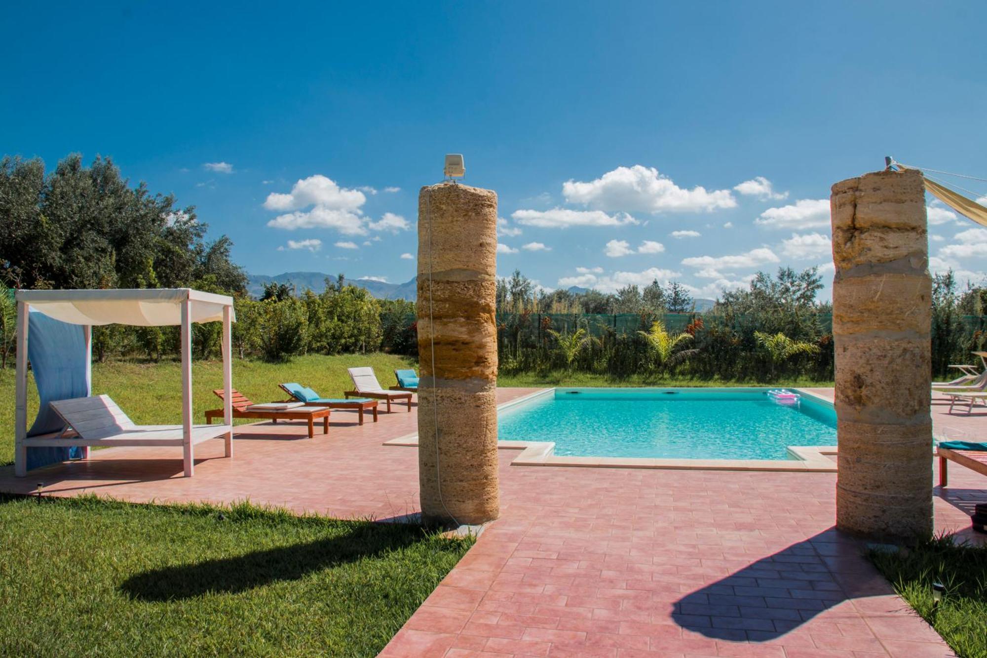 Villa Con Piscina Casale Di Gio Nel Golfo Di Castellammare Partinico Eksteriør billede