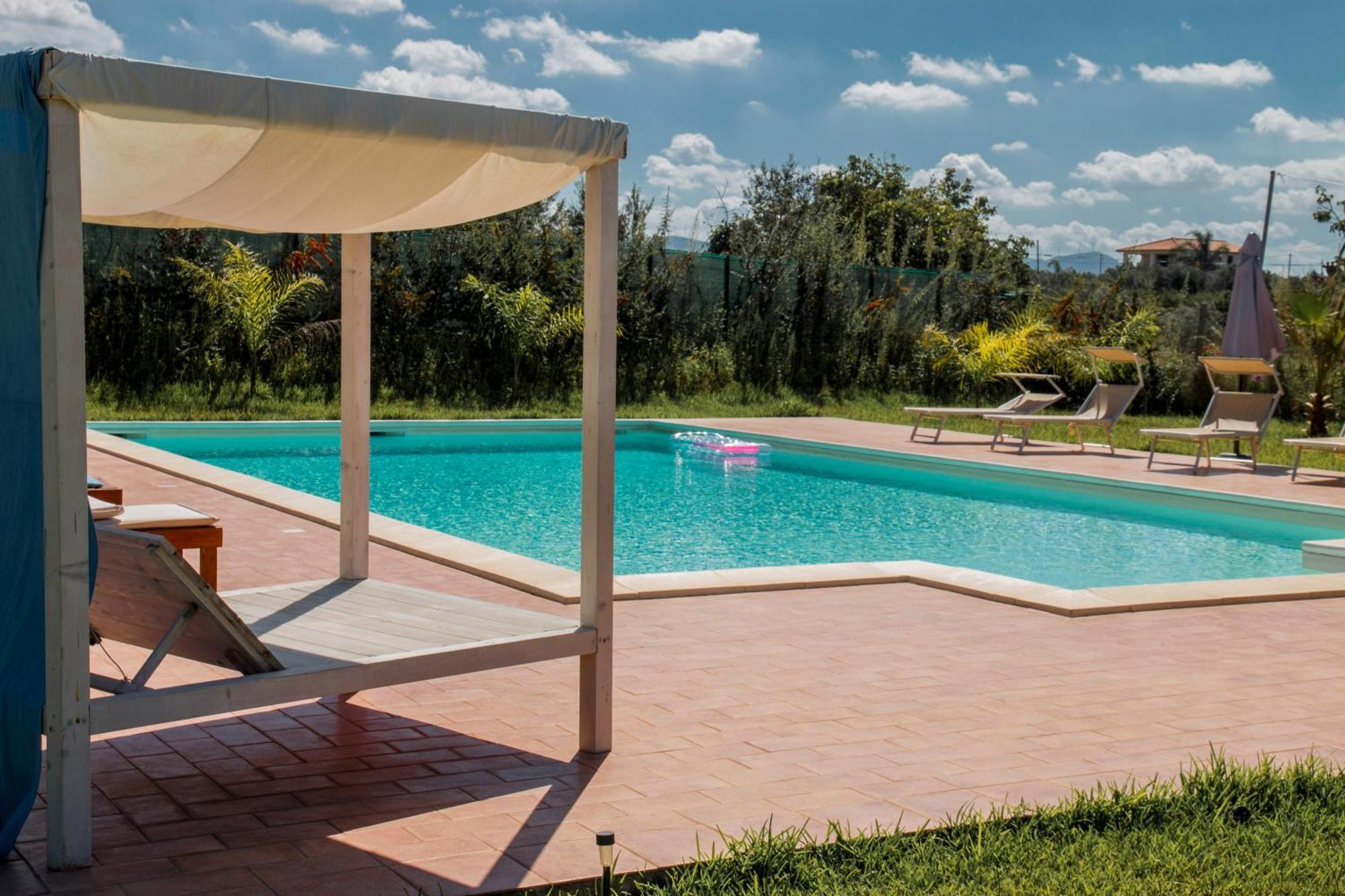 Villa Con Piscina Casale Di Gio Nel Golfo Di Castellammare Partinico Eksteriør billede