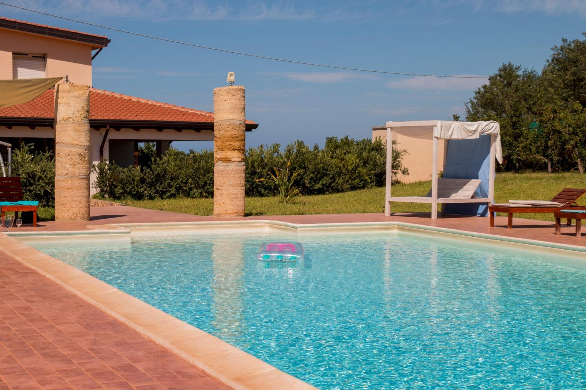 Villa Con Piscina Casale Di Gio Nel Golfo Di Castellammare Partinico Eksteriør billede